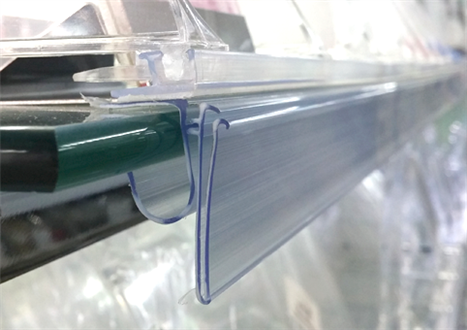 Portaetiquetas PVC "Rígido" Transparente Para Cristal