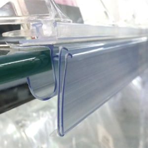 Portaetiquetas PVC "Rígido" Transparente Para Cristal